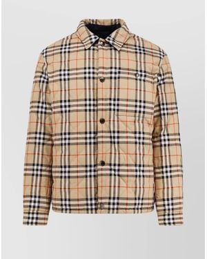 Burberry Reversible Padded Nylon Jacket - Natural