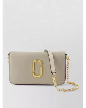 Marc Jacobs Leather Clutch Bag - Natural