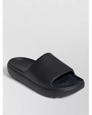 adidas Adilette Lumia Open Toe Slide Sandal - Black