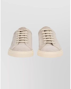 Common Projects Leather Low-Top Trainers - Natural