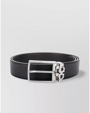 Ferragamo Leather Belt - Metallic