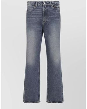 Our Legacy Denim Mid-Rise Relaxed Straight-Leg Jeans - Blue