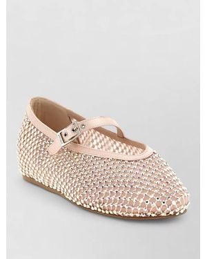 Le Silla Gilda Ballet Flats Mesh Detail Design - Pink