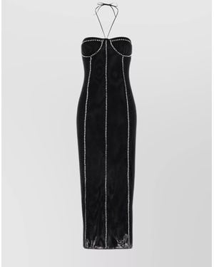 Oséree Stretch Tulle Midi Dress - Multicolor