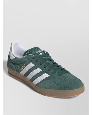 adidas Originals Suede Trainers Contrast Heel Tab Rubber Sole - Green