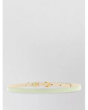Fendi Ff Diamonds Reversible Belt Scalloped Hardware - Multicolour