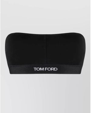 Tom Ford Modal Bandeau Bra - Black
