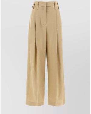 Jil Sander Wide-Leg Pants - Natural