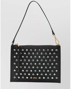 N°21 Satin Bucket Bag - Black