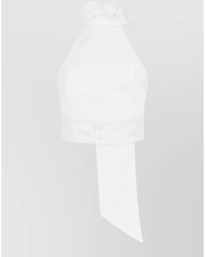 DSquared² "Pussy Bow" Top - White