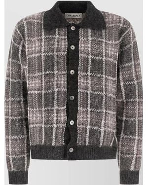 Our Legacy Checked Jacket - Gray