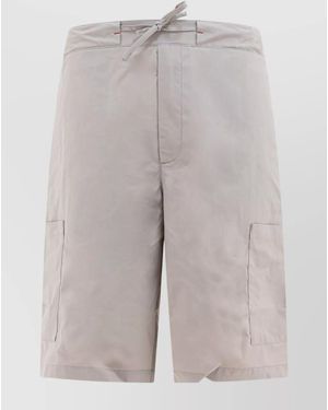 GR10K Drawstring Cargo Shorts - Grey