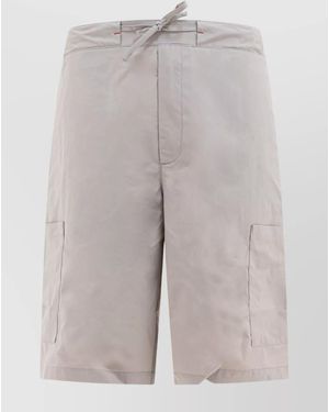 GR10K Drawstring Cargo Shorts - Grey