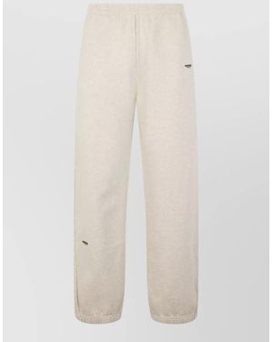 Represent Cotton Relaxed-Fit Joggers - White