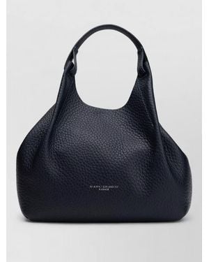 Gianni Chiarini Leather Hobo Shoulder Bag - Blue