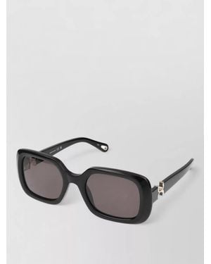 Chloé Sunglasses Ch0333S 001 Square Frame Uv - Metallic