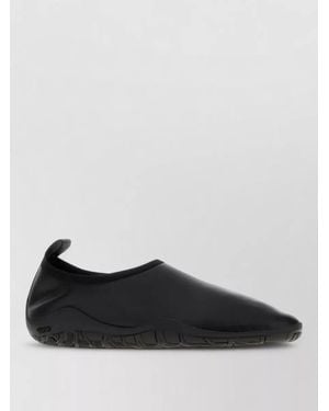 Jil Sander Leather Slides - Black