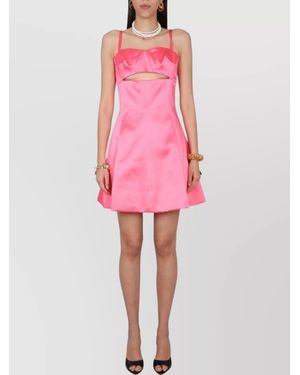 Patou Cutout Mini Dress - Pink