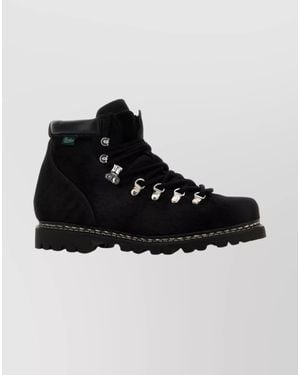 Junya Watanabe Leather Ankle Boots - Black