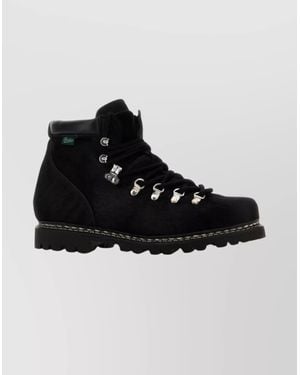 Junya Watanabe Leather Ankle Boots - Black