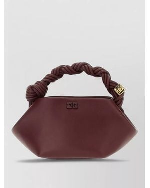 Ganni Bou Mini Shoulder Bag Detachable Strap - Purple