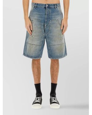 Moschino Denim Cargo Shorts - Blue
