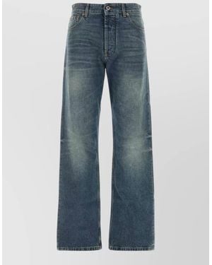 Miu Miu Denim Straight-Leg Jeans - Blue