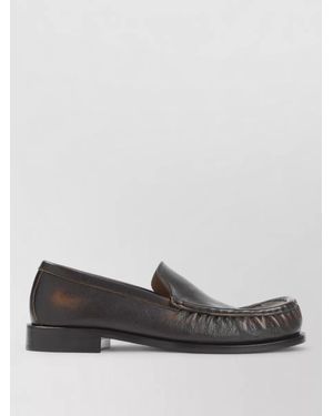 Dries Van Noten Calf Leather Loafers - Grey