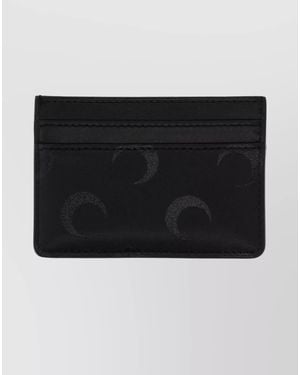 Marine Serre Printed Card Holder - Black