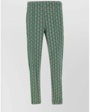Lacoste Jacquard Knit Fabric Jogger Pants - Green