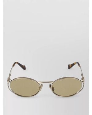 Miu Miu Sunglasses 0Mu 52Ys Zvn10R Oval Frame - Natural