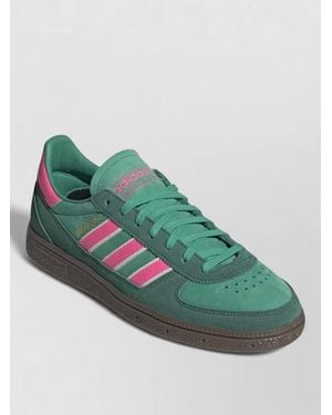 adidas Originals Trainers Contrast Accents Perforated Toe Rubber Sole - Green
