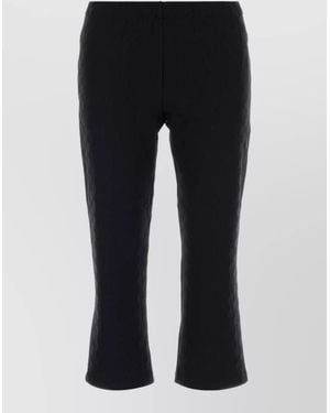 Gucci Jersey Cropped Pants - Blue