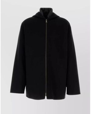 Prada Cashmere Hooded Jacket - Black