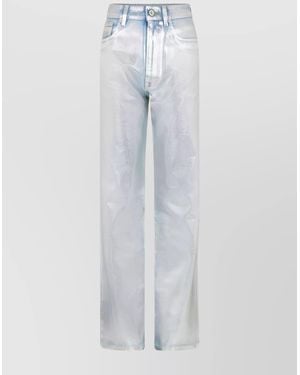 Rabanne Straight Trousers - White