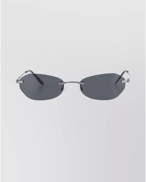 Our Legacy Stylish Rimless Sunglasses With Adjustable Nose Pads - Gray