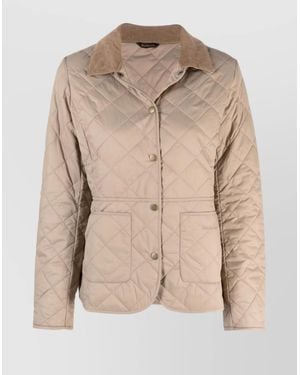 Barbour Quilted Short Jacket - Natural