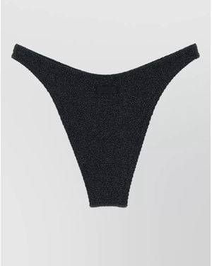 MC2 Saint Barth Elise Bikini Briefs Elastic Waistband Design - Black
