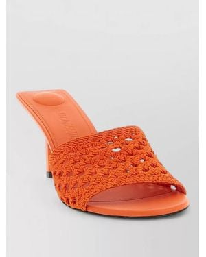 Jacquemus Les Mules Cubisto Sandals Open Toe Stiletto - Orange