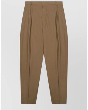 Celine Wool Suit Pants - Natural