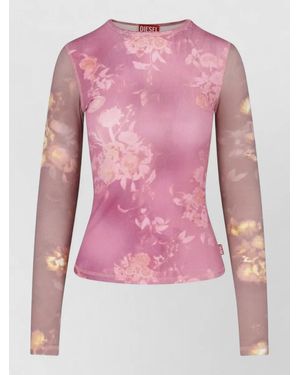 DIESEL Short-Sleeve T-Shirt - Pink