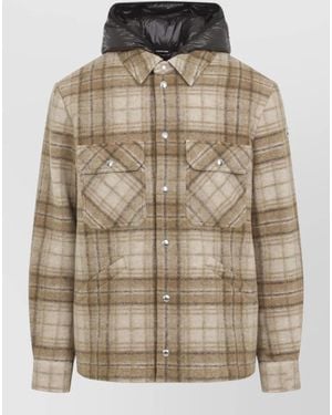 Moncler Shirt Jacket - Brown