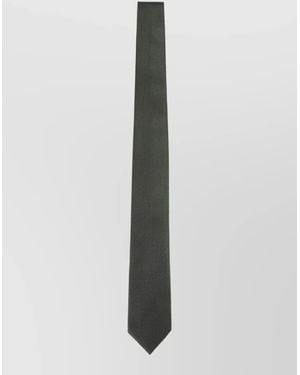 Tom Ford Silk Tie Slim Silhouette Micro Dot Jacquard - White