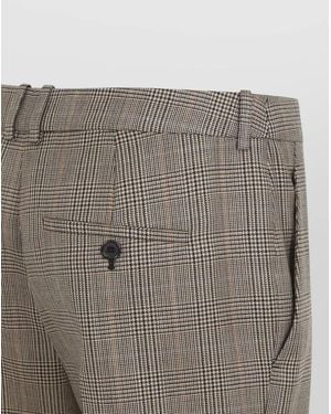 Saint Laurent Price De Galles Tailored Wool Trousers - Grey