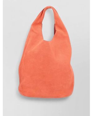 A.P.C. Neige Leather Tote Bag - Orange