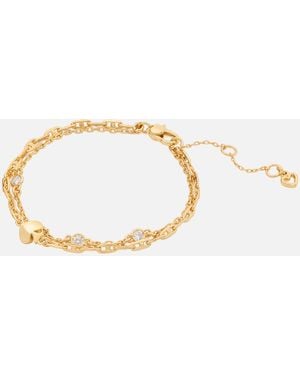 Kate Spade Gold-tone O Spade Bracelet - Metallic