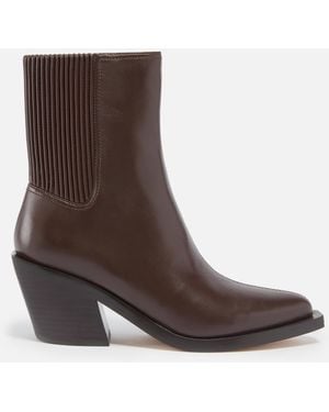 COACH Prestyn Leather Boots - Brown