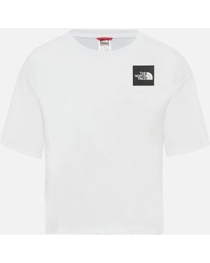 The North Face Cropped Fine T-Shirt - White