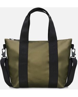 Rains Micro W3 Matte-shell Tote Bag - Green