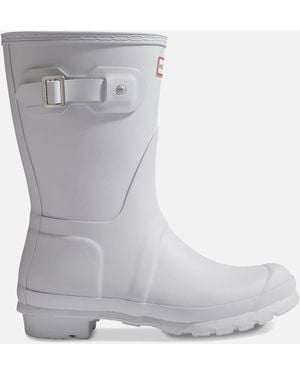 HUNTER Original Short Rubber Wellies - Grey